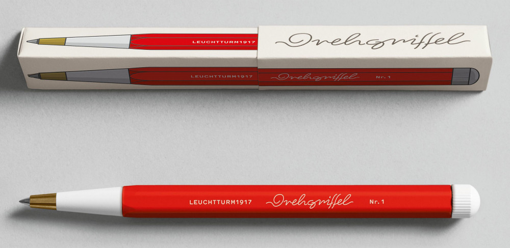 Шариковая ручка Leuchtturm Drehgriffel Nr.1 Red, артикул 362455. Фото 5