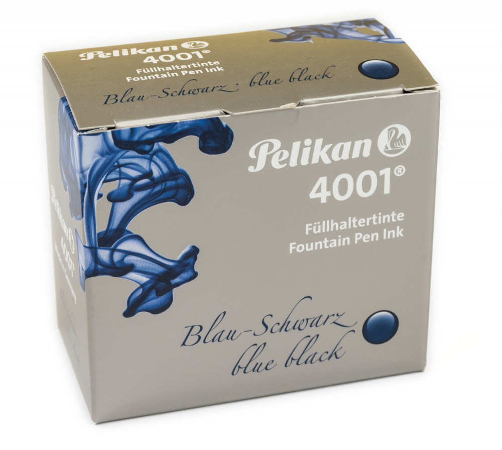 Флакон с чернилами Pelikan 4001 Blue Black для перьевой ручки 62,5 мл темно-синий, артикул 329151. Фото 2