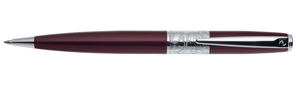 Шариковая ручка Pierre Cardin Baron бордовый лак хром, артикул PC2203BP. Фото 1