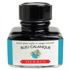 Флакон с чернилами Herbin Bleu calanque (аквамарин) 30 мл
