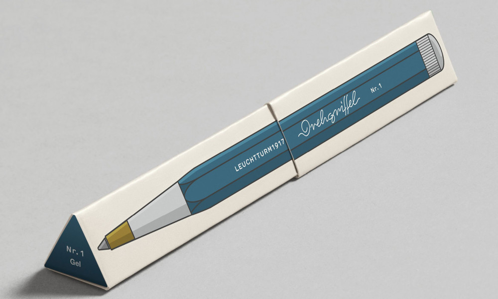Шариковая ручка Leuchtturm Drehgriffel Nr.1 Nordic Blue, артикул 362457. Фото 3