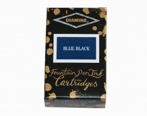 Картриджи Diamine International для перьевых ручек Blue Black 18 шт