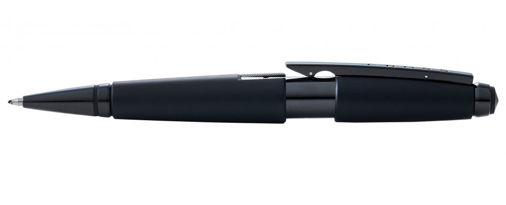 Ручка-роллер без колпачка Cross Edge Matte Black Lacquer, артикул AT0555-11. Фото 2