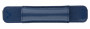 Кожаный чехол для ручки Visconti VSCT с резинкой на блокнот синий