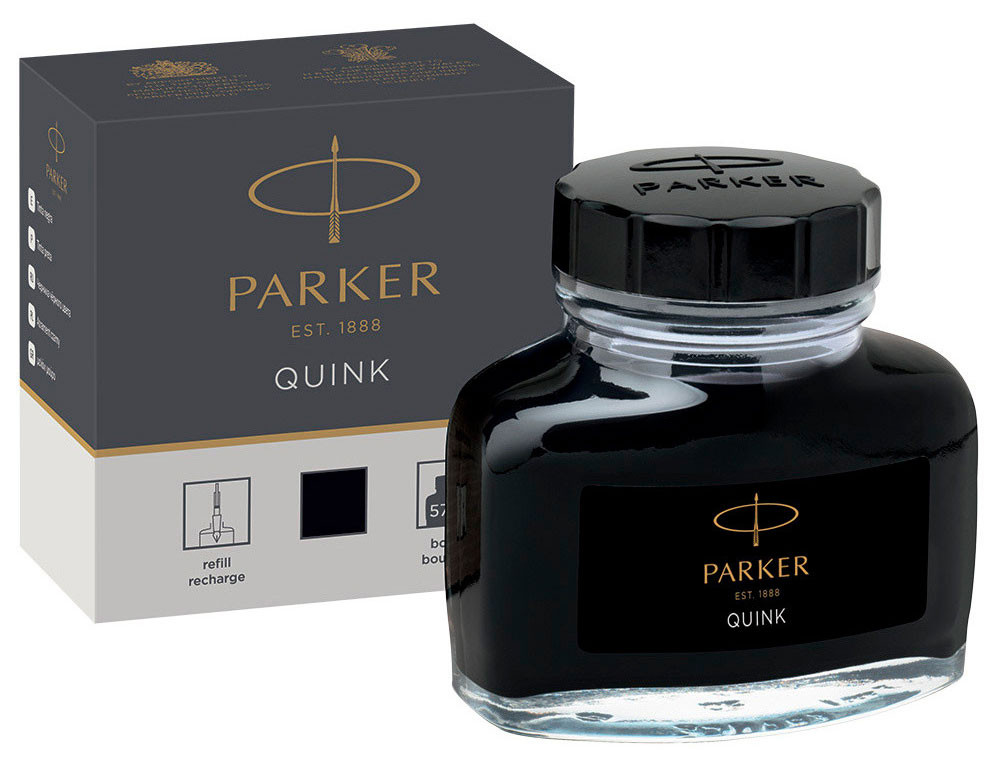 Флакон с чернилами для перьевой ручки Parker Z13 черный, артикул 1950375. Фото 1