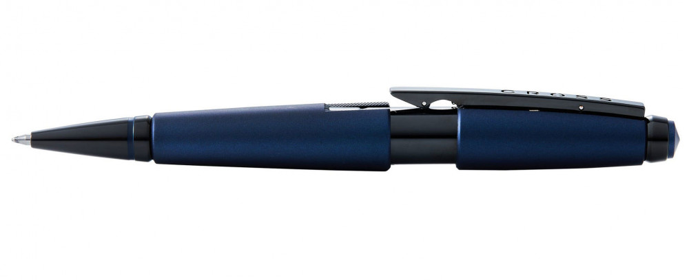 Ручка-роллер без колпачка Cross Edge Matte Blue Lacquer, артикул AT0555-12. Фото 2