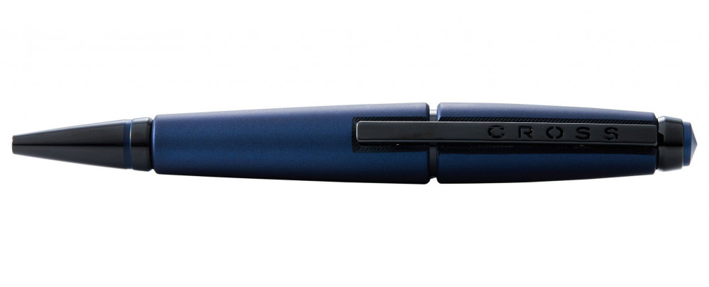 Ручка-роллер без колпачка Cross Edge Matte Blue Lacquer, артикул AT0555-12. Фото 3
