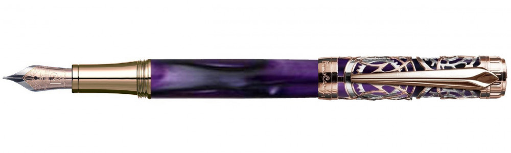 Перьевая ручка Pierre Cardin L'Esprit фиолетовый акрил позолота хром, артикул PC6613FP-A2. Фото 1