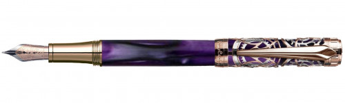 Перьевая ручка Pierre Cardin L'Esprit фиолетовый акрил позолота хром