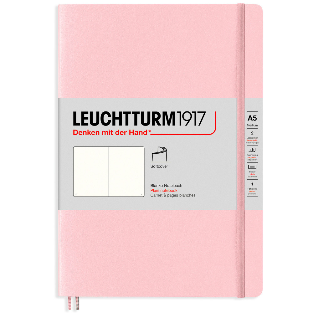 Записная книжка Leuchtturm Medium A5 Powder мягкая обложка 123 стр, артикул 361567. Фото 8