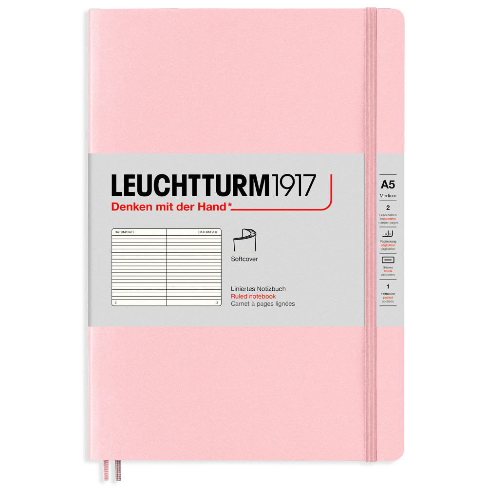 Записная книжка Leuchtturm Medium A5 Powder мягкая обложка 123 стр, артикул 361567. Фото 9