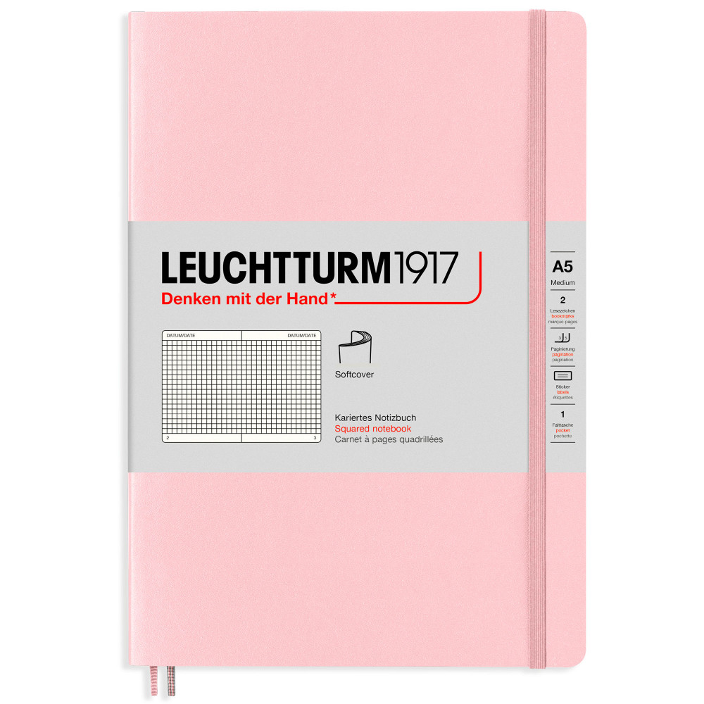 Записная книжка Leuchtturm Medium A5 Powder мягкая обложка 123 стр, артикул 361567. Фото 10