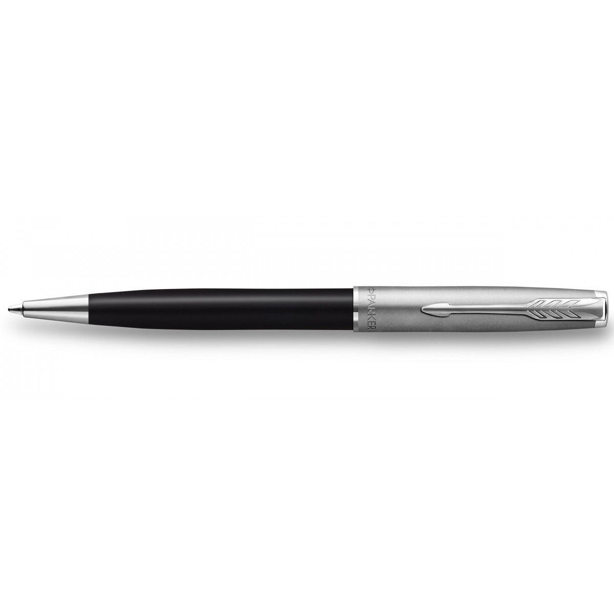 Шариковая ручка Parker Sonnet Entry Metal & Black Lacquer, 2146867 Шариковая ручка Parker Sonnet Entry Metal & Black Lacquer, артикул 2146867. Фото 1