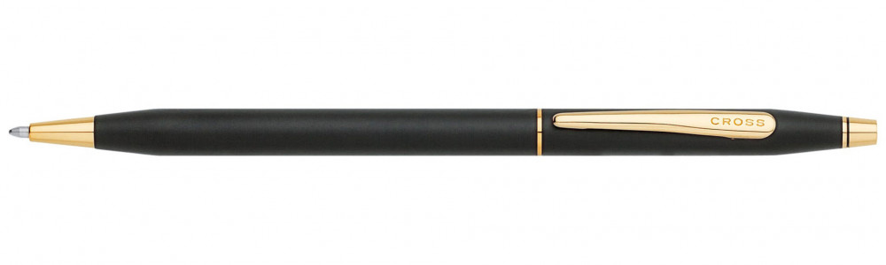 Шариковая ручка Cross Century Classic Matte Black GT, артикул 2502. Фото 1