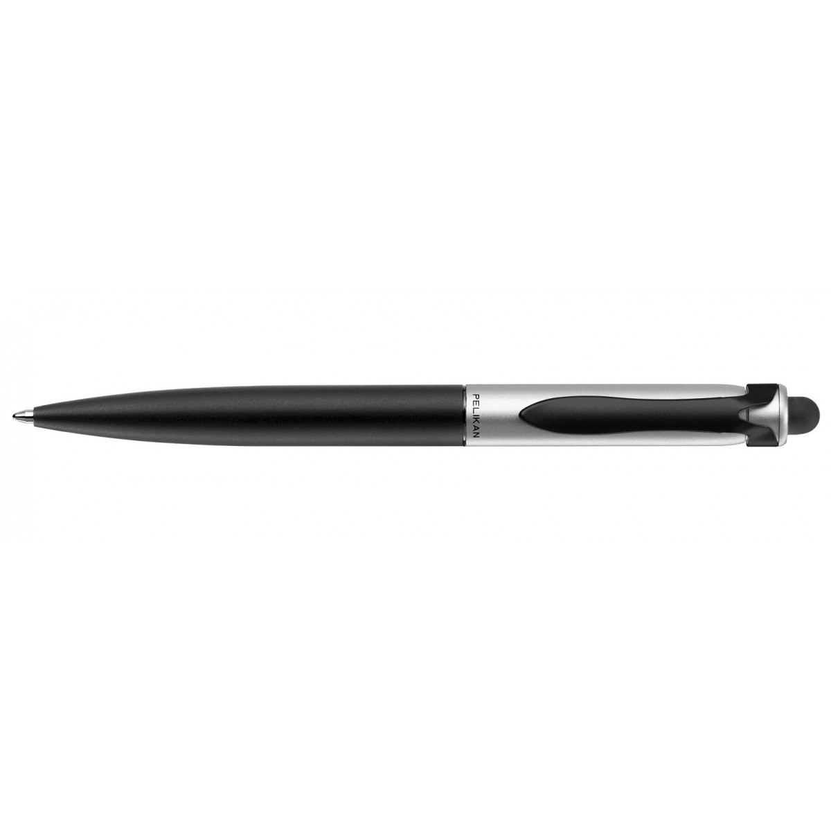 Шариковая ручка Pelikan Stola II со стилусом Black Silver, 929687 Шариковая ручка Pelikan Stola II со стилусом Black Silver, артикул 929687. Фото 1