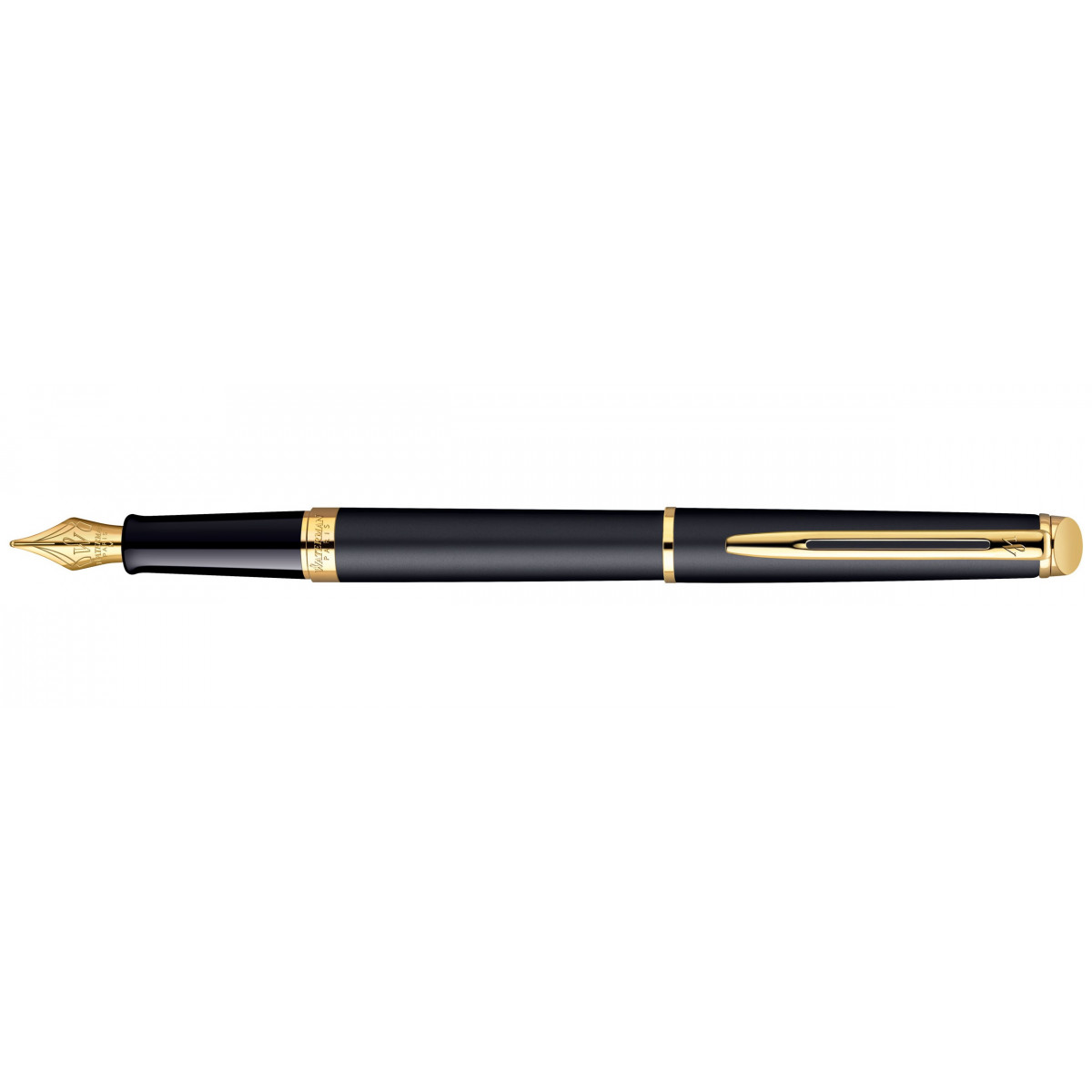 Перьевая ручка Waterman Hemisphere Matt Black GT, S0920710 Перьевая ручка Waterman Hemisphere Matt Black GT, артикул S0920710. Фото 1