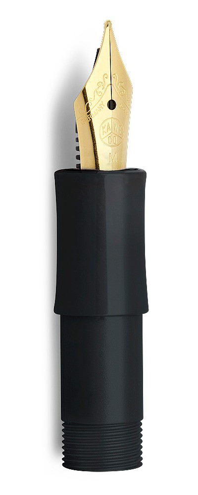 Сменное перо Kaweco для перьевой ручки Classic Sport Black сталь/позолота B (широкое), артикул 10001053. Фото 1