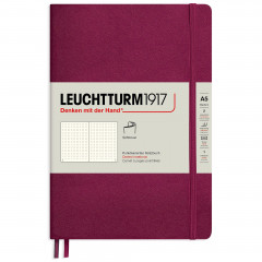 Записная книжка Leuchtturm Medium A5 Port Red мягкая обложка 123 стр