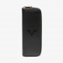 Кожаный чехол для двух ручек Visconti VSCT черный
