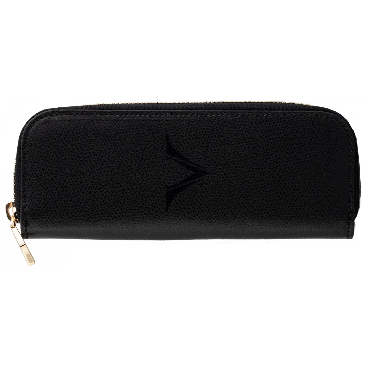 Кожаный чехол для двух ручек Visconti VSCT черный, артикул KL06-01. Фото 1