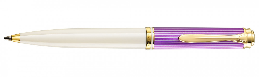 Шариковая ручка Pelikan Souveran K600 Violet-White Special Edition 2019, артикул PL811910. Фото 1