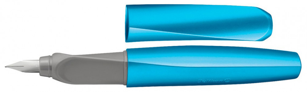 Перьевая ручка Pelikan Twist Frosted Blue, артикул PL811255. Фото 1