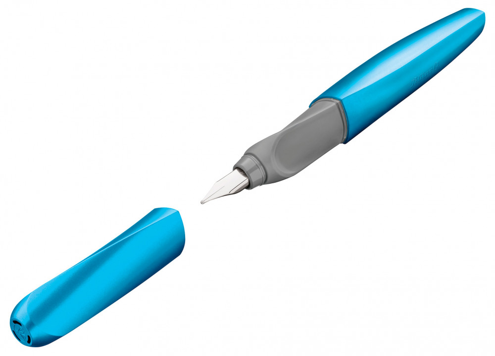 Перьевая ручка Pelikan Twist Frosted Blue, артикул PL811255. Фото 3
