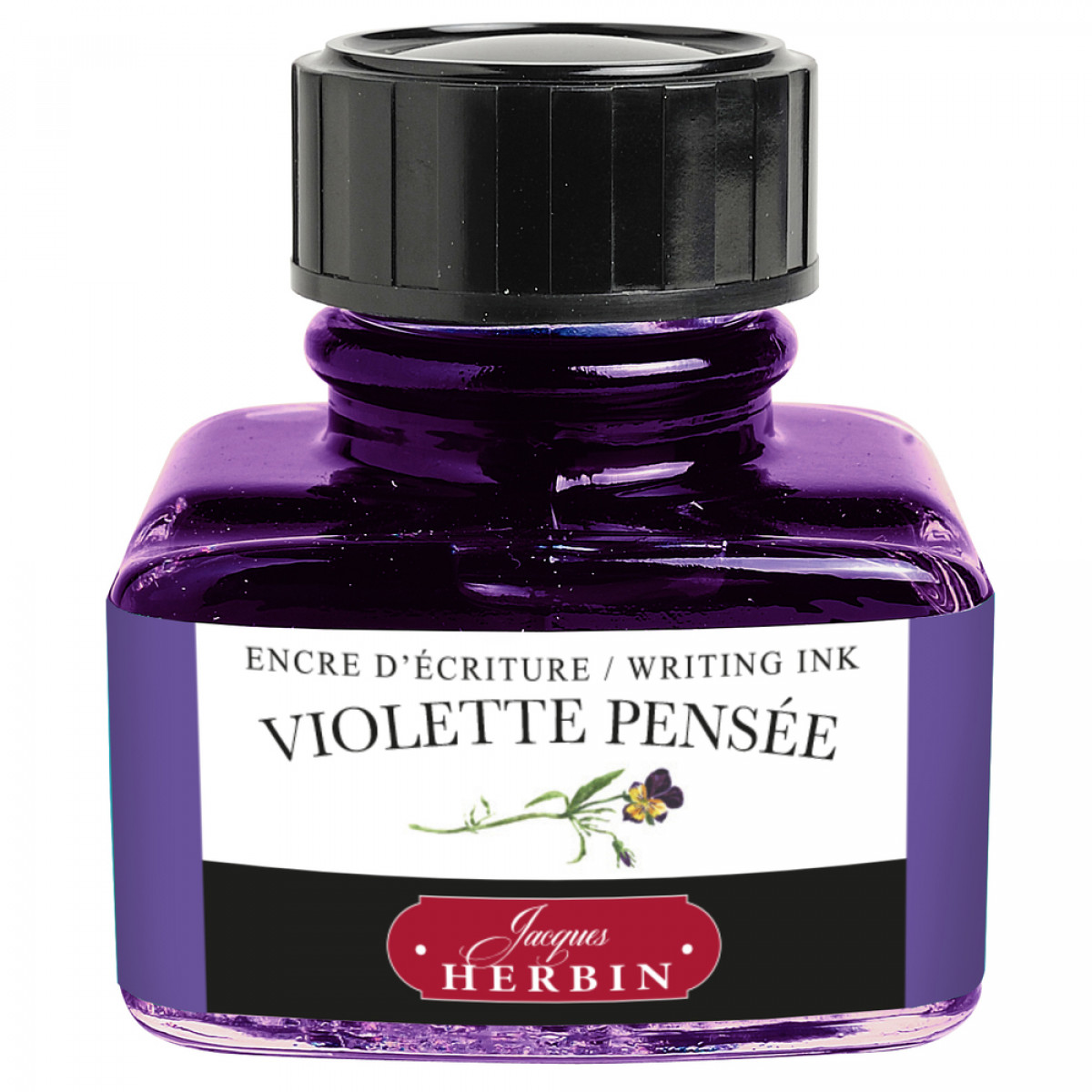 Флакон с чернилами Herbin Violette pensee (сине-лиловый) 30 мл, артикул 13077T. Фото 1