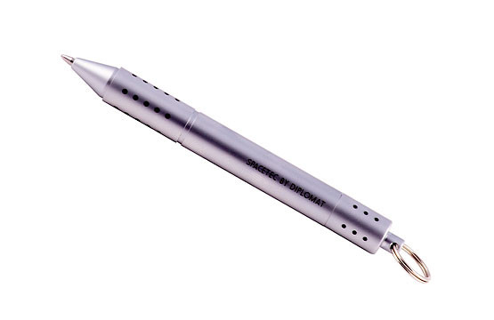 Шариковая ручка Diplomat Spacetec Grip Matt Chrome, артикул D90128042. Фото 2