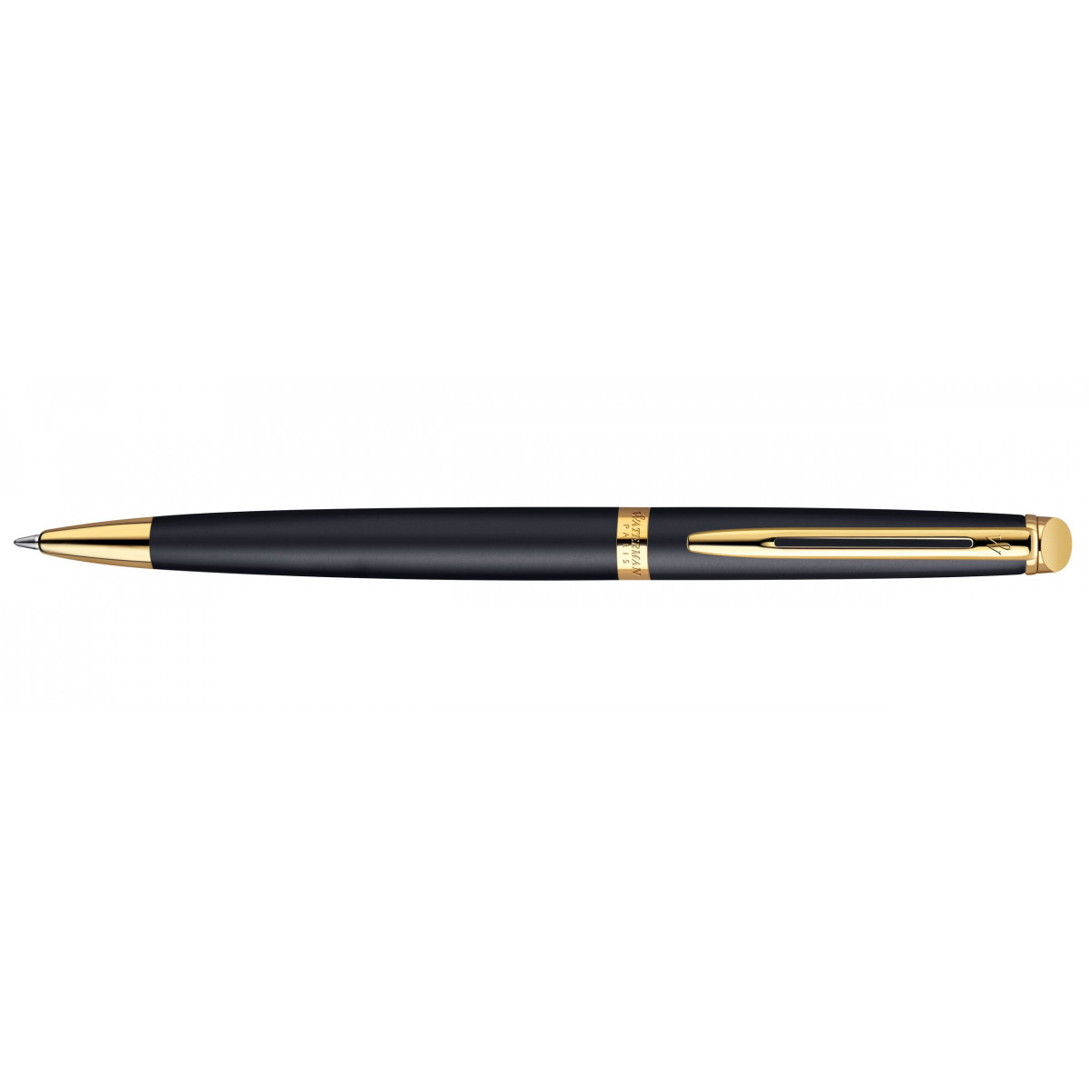 Шариковая ручка Waterman Hemisphere Matt Black GT, S0920770 Шариковая ручка Waterman Hemisphere Matt Black GT, артикул S0920770. Фото 1