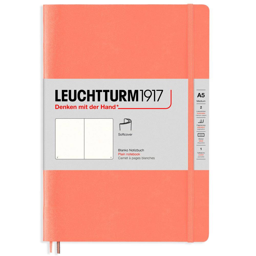 Записная книжка Leuchtturm Medium A5 Bellini мягкая обложка 123 стр, артикул 361596. Фото 8