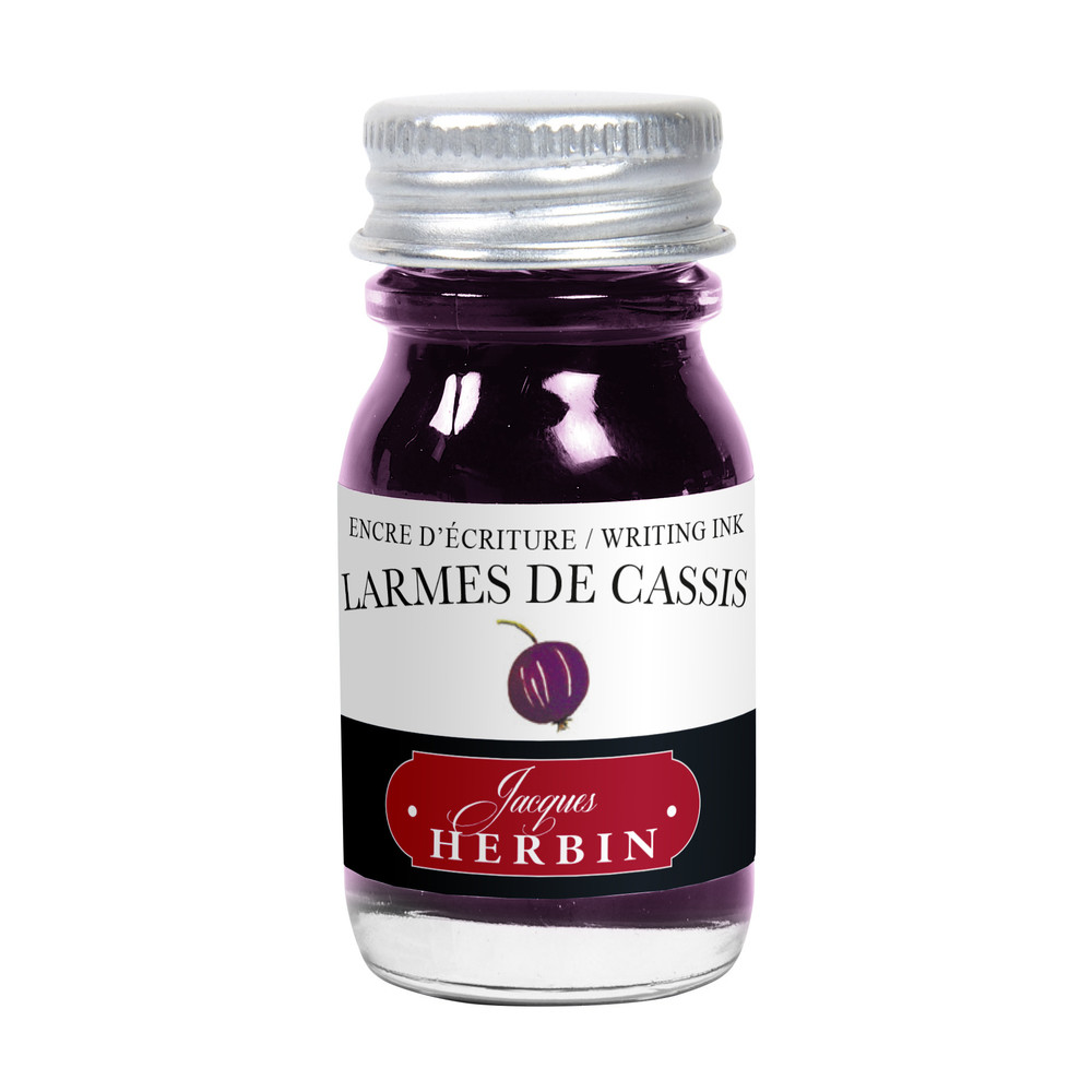Флакон с чернилами Herbin Larmes de cassis (пурпурный) 10 мл, артикул 11578T. Фото 1