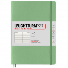 Записная книжка Leuchtturm Medium A5 Sage мягкая обложка 123 стр