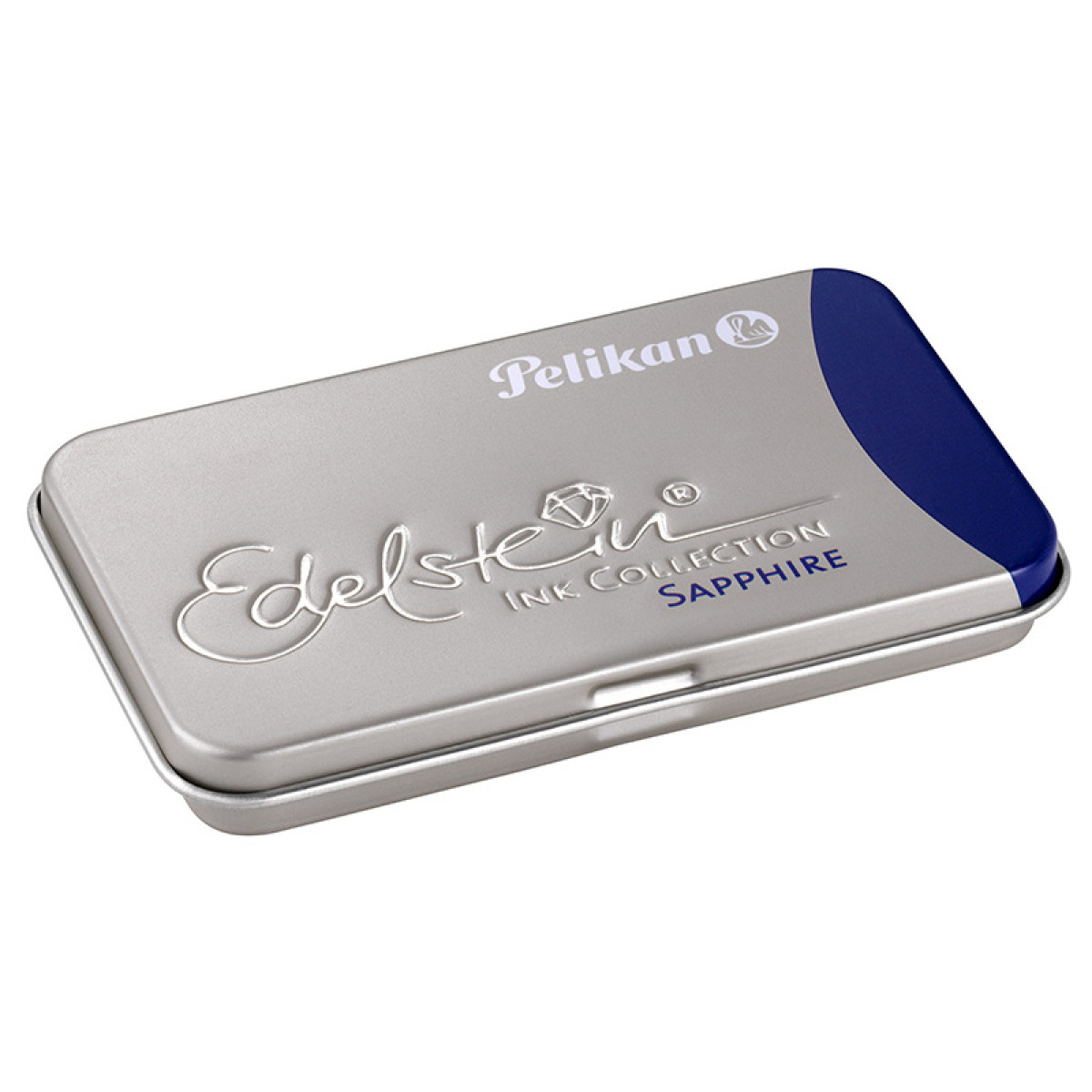 Картриджи с чернилами (6 шт) для перьевой ручки Pelikan Edelstein Sapphire синий, артикул 339630. Фото 1