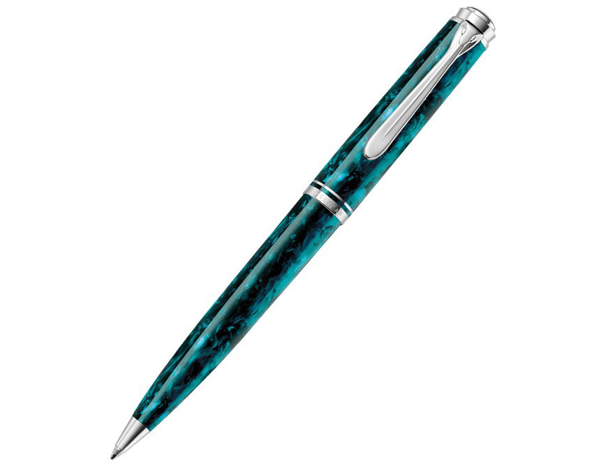 Шариковая ручка Pelikan Souveran K805 Ocean Swirl Special Edition, артикул 806114. Фото 2