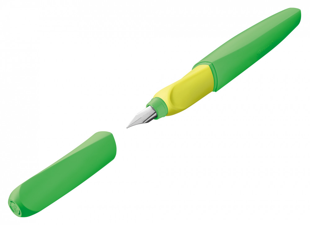 Перьевая ручка Pelikan Twist Neon Green, артикул PL807258. Фото 3