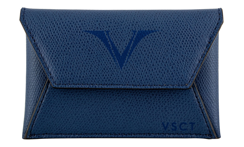 Кожаное портмоне-конверт Visconti VSCT синий, артикул KL03-02. Фото 1