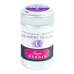 Картриджи с чернилами (6 шт) для перьевой ручки Herbin Poussiere de lune (темно-фиолетовый)