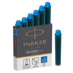 Картриджи с чернилами Mini (6 шт) для перьевой ручки Parker Z17 синий
