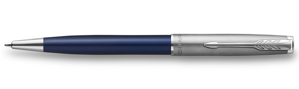 Шариковая ручка Parker Sonnet Entry Metal & Blue Lacquer, артикул 2146640. Фото 1