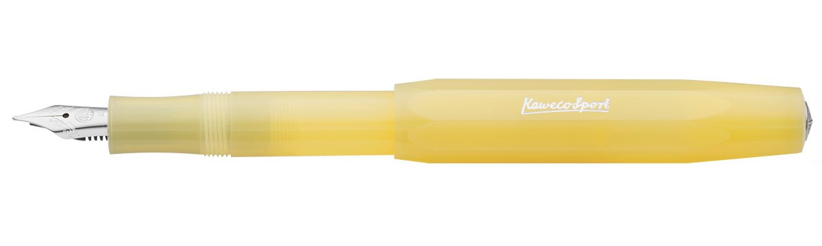 Перьевая ручка Kaweco Frosted Sport Sweet Banana, 10001833 Перьевая ручка Kaweco Frosted Sport Sweet Banana, артикул 10001833. Фото 1