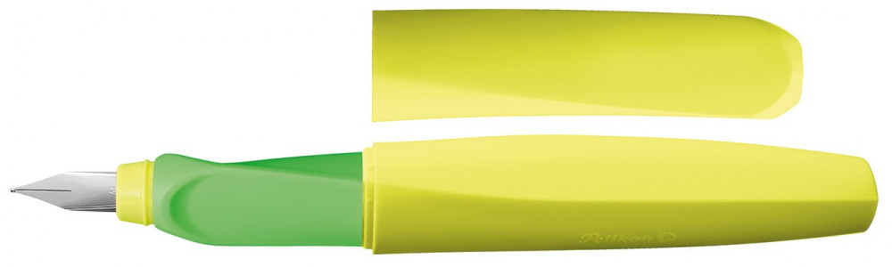 Перьевая ручка Pelikan Twist Neon Yellow, артикул PL807272. Фото 1