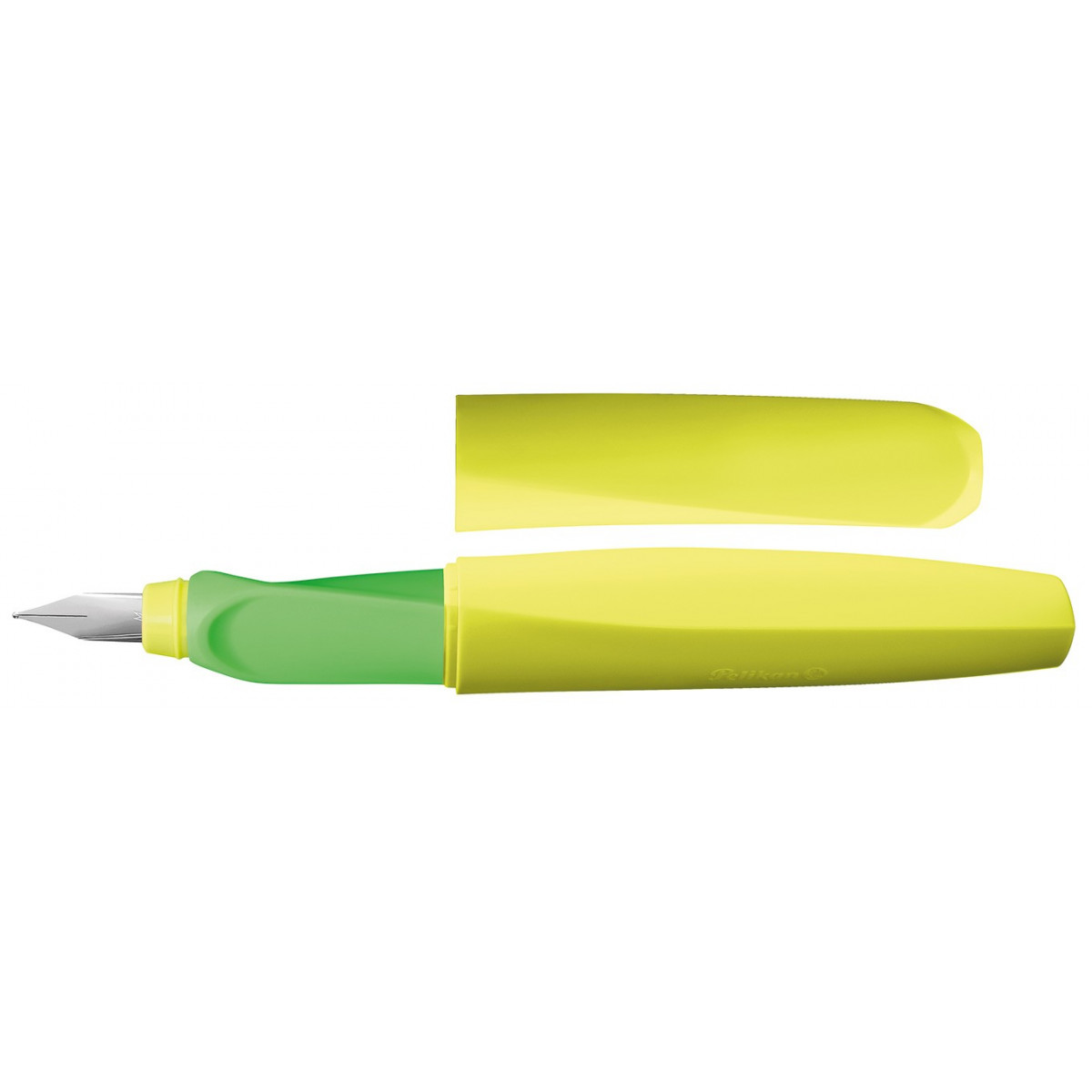 Перьевая ручка Pelikan Twist Neon Yellow, PL807272 Перьевая ручка Pelikan Twist Neon Yellow, артикул PL807272. Фото 1