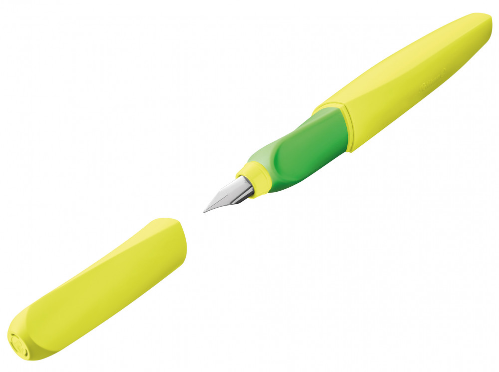 Перьевая ручка Pelikan Twist Neon Yellow, артикул PL807272. Фото 3