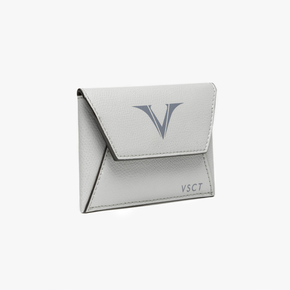 Кожаное портмоне-конверт Visconti VSCT серый, артикул KL03-03. Фото 4