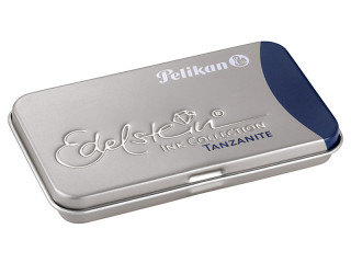 Картриджи с чернилами (6 шт) для перьевой ручки Pelikan Edelstein Tanzanite темно-синий