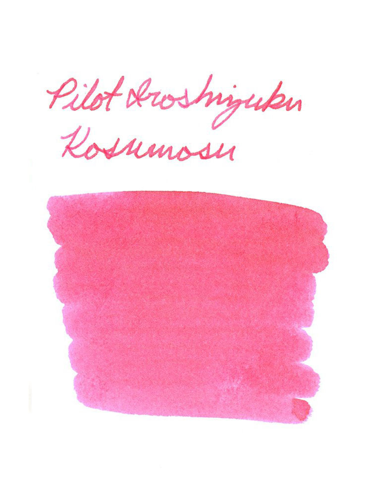 Флакон с чернилами Pilot Iroshizuku Pink Kosumosu (опавшая вишня) для перьевых ручек 15 мл, артикул ink-15-km. Фото 2