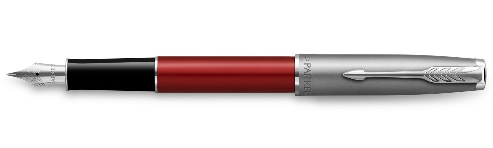 Перьевая ручка Parker Sonnet Entry Metal & Red Lacquer, артикул 2146736. Фото 1