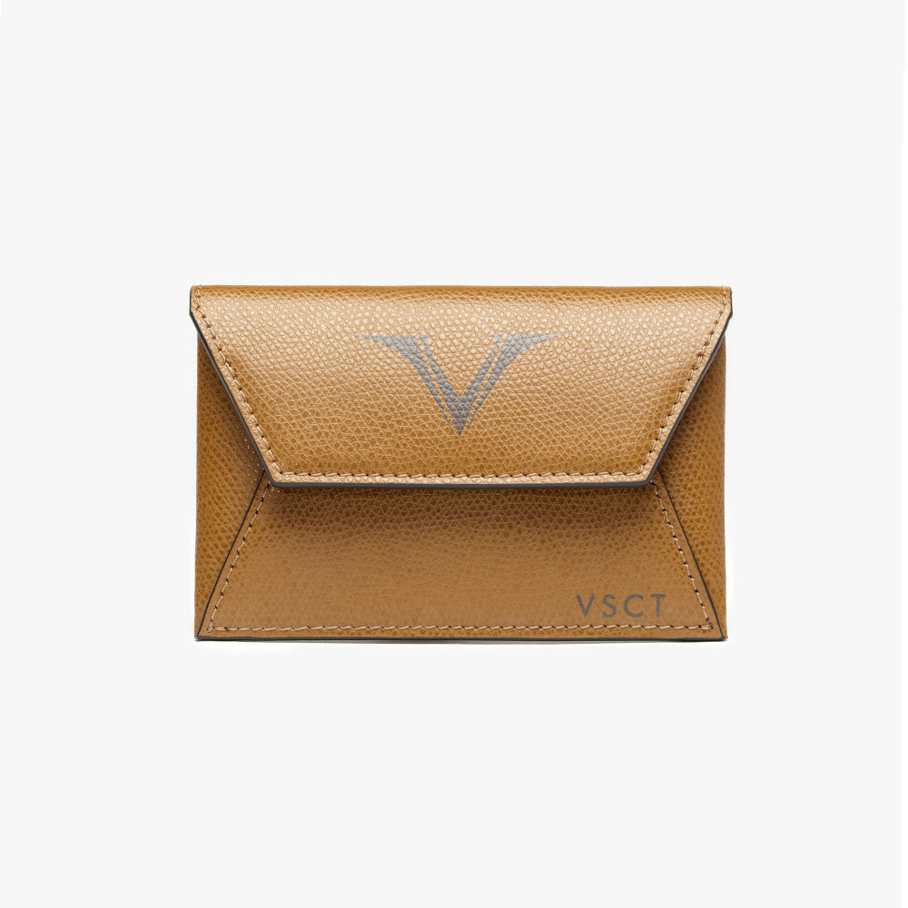 Кожаное портмоне-конверт Visconti VSCT коньяк, артикул KL03-04. Фото 3