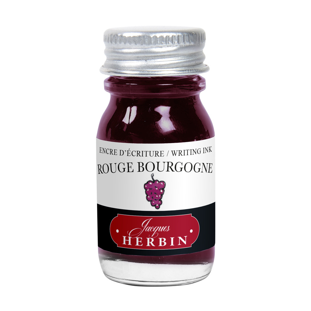 Флакон с чернилами Herbin Rouge bourgogne (бордовый) 10 мл, артикул 11528T. Фото 1